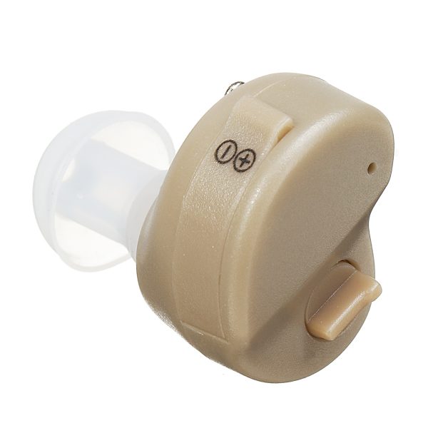 1/2Pcs Portable Digital Hearing Aid Enhancer Mini In-Ear Sound Voice Amplifier