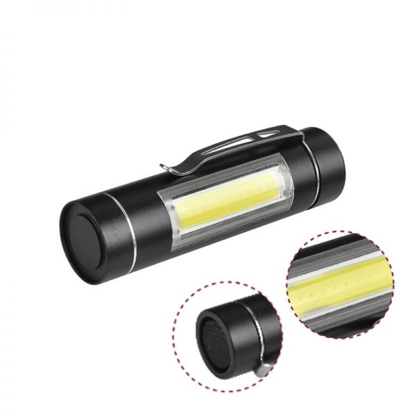 10pcs XANES 1516 T6 1000Lumens Portable Brightness EDC LED Flashlight 1*14500 or 1*AA
